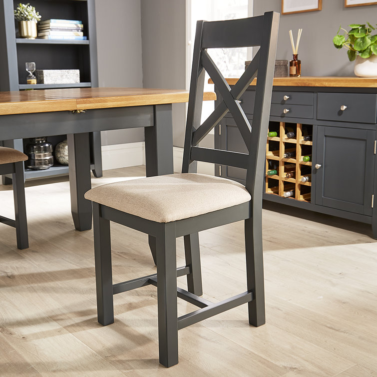 August Grove Hazlehurst Cross Back Side Chair Wayfair.co.uk